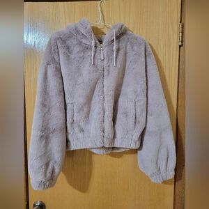 L Cropped Harlow zip up